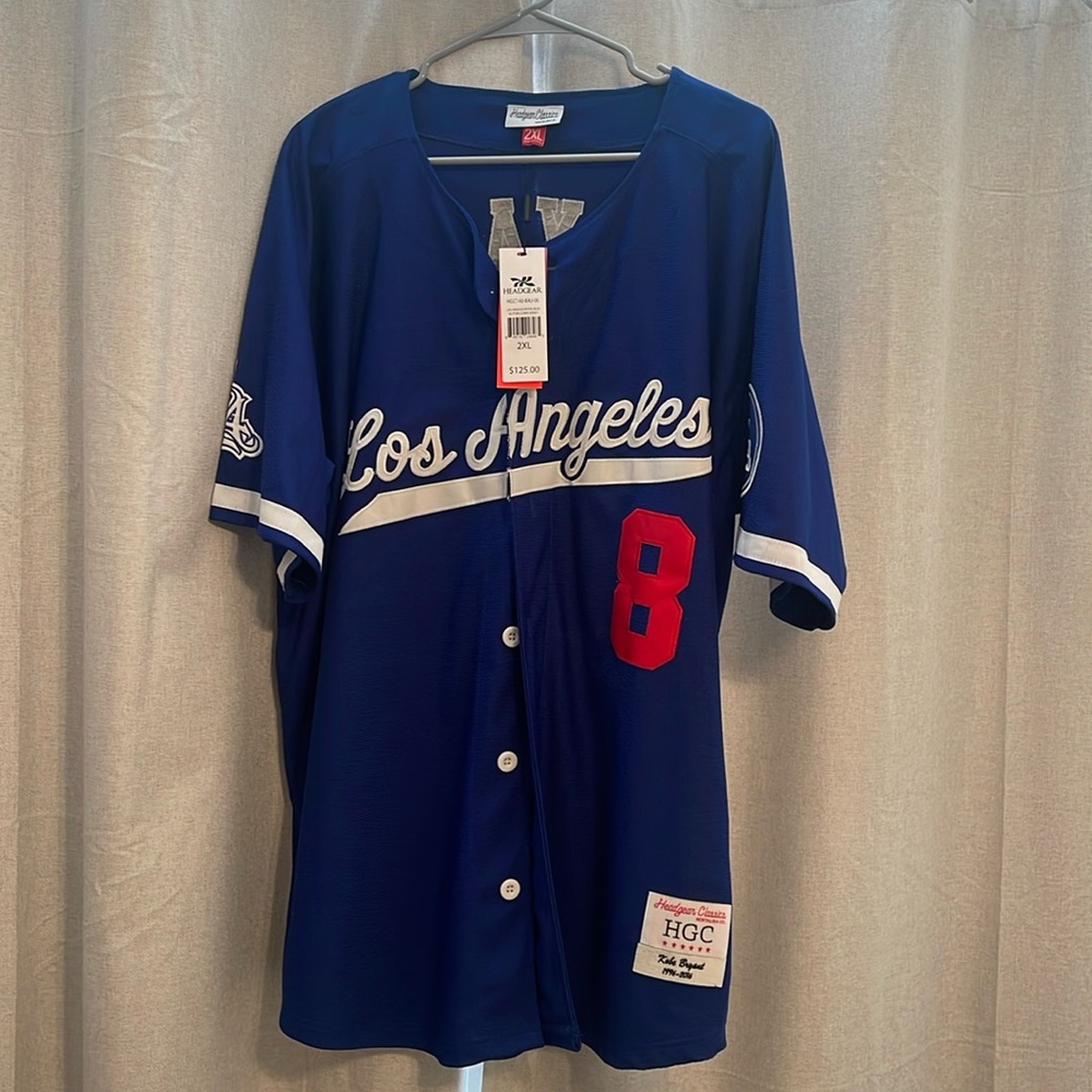 Kobe Bryant tribute baseball jersey
